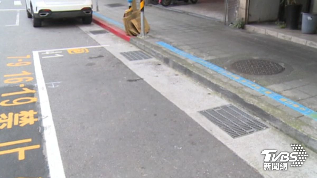 北市試辦藍標線(圖/TVBS資料畫面)