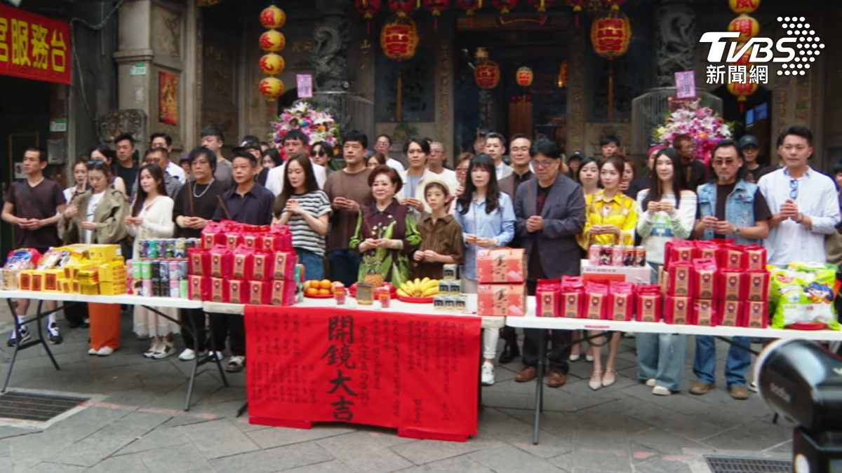 金馬影帝李康生、金馬影后陳淑芳等人出席國片《漫長告別》開鏡。(圖/TVBS)