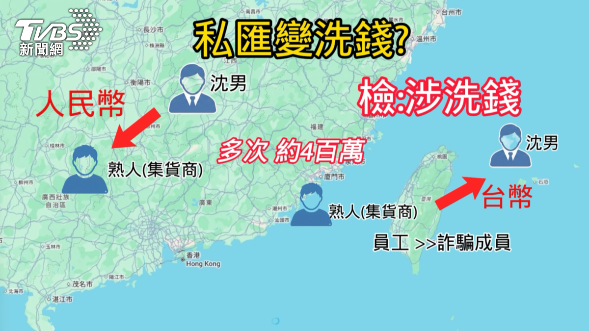 沈姓負責人認為被檢方查到的金流，只是熟人之間的資金調度。（圖／TVBS）