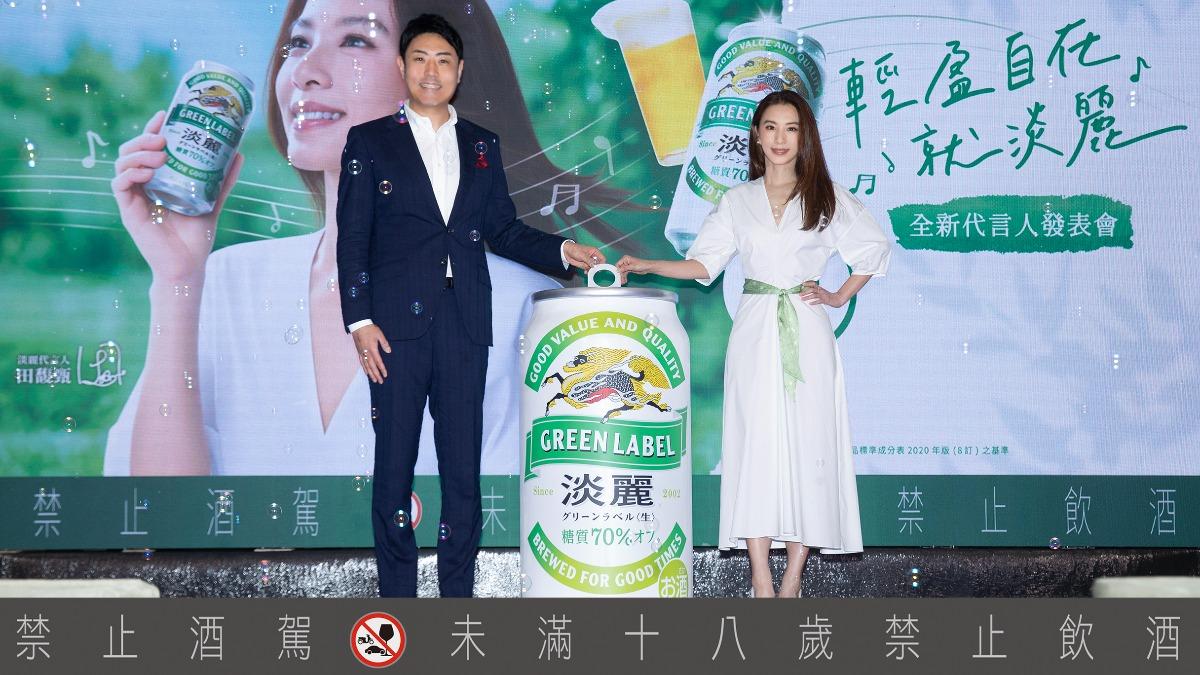 田馥甄接下新代言,盼望年底可以推出新輯以及巡演。(圖/台灣麒麟提供)