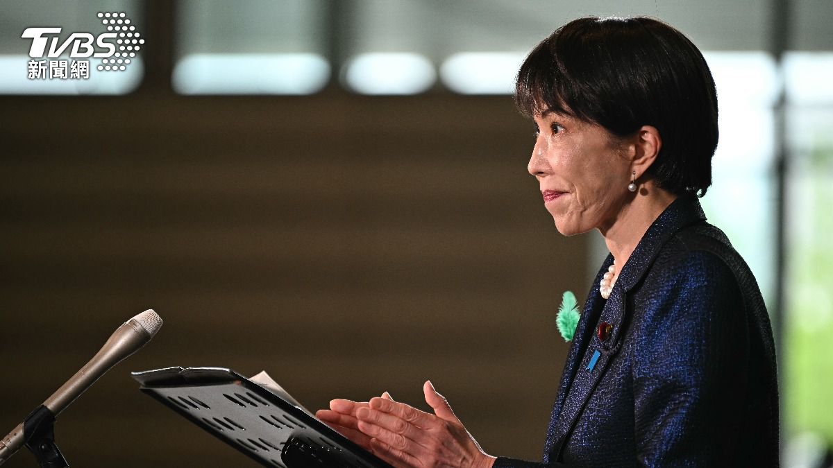 日本首相高市早苗去年「台灣有事」言論引發北京強烈反對。(圖/達志影像美聯社)