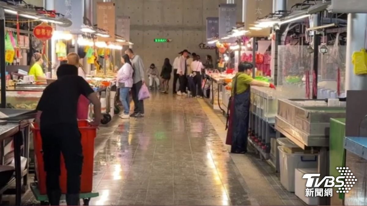 南寮漁市開業2個月跳電3次。(圖/TVBS)