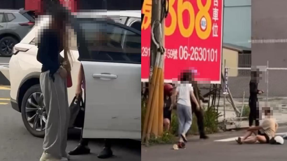 邱女在肇事後神情恍惚,撞倒3人後並未受傷。(圖/網友@7tingting7授權)