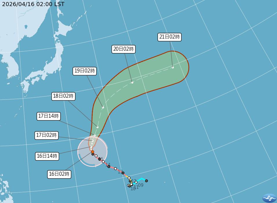 颱風-颱風路徑-最新颱風路徑-最新颱風動態-颱風台灣
