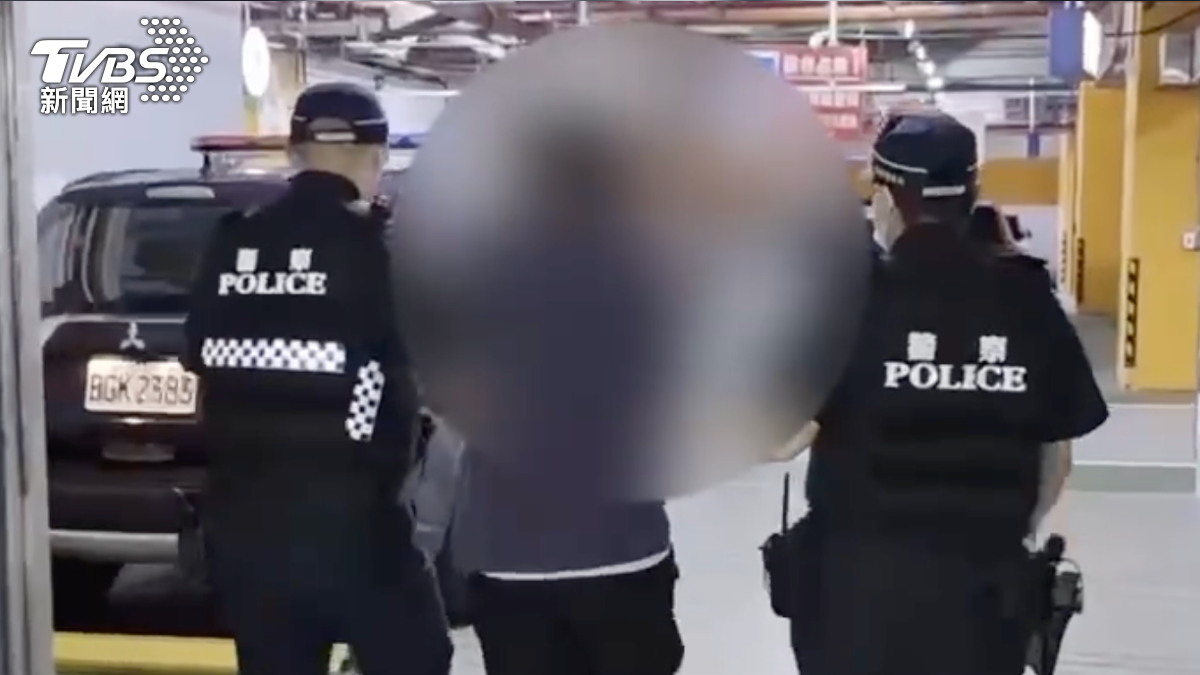 打人嫌犯被警方依傷害罪嫌移送偵辦。（圖／TVBS）