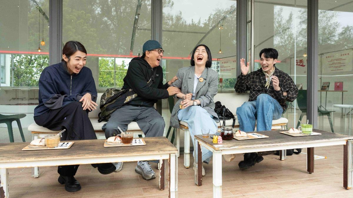林思宇、詹姆士、蔡燦得、黃偉晉同遊桃園、新竹。（圖／東森綜合台提供）