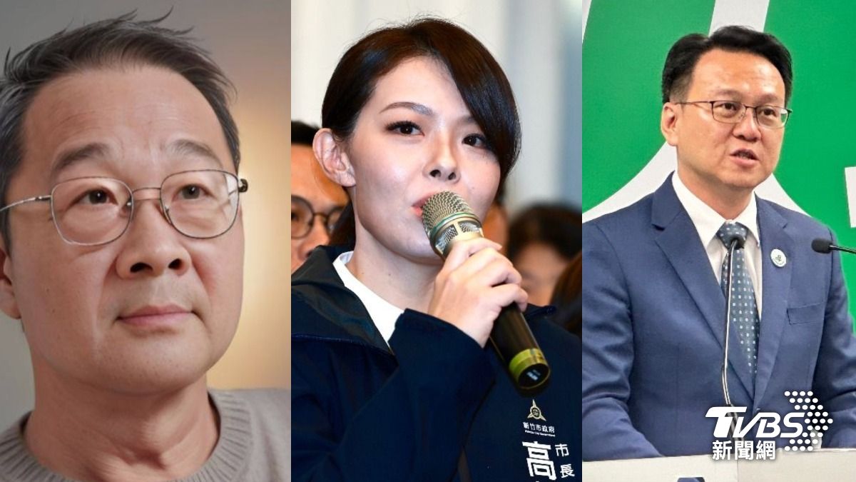 錢康明（左）不排除參選新竹市長，將對上高虹安（中）與莊競程（右）。（圖／左翻攝自錢康明臉書，中右TVBS）