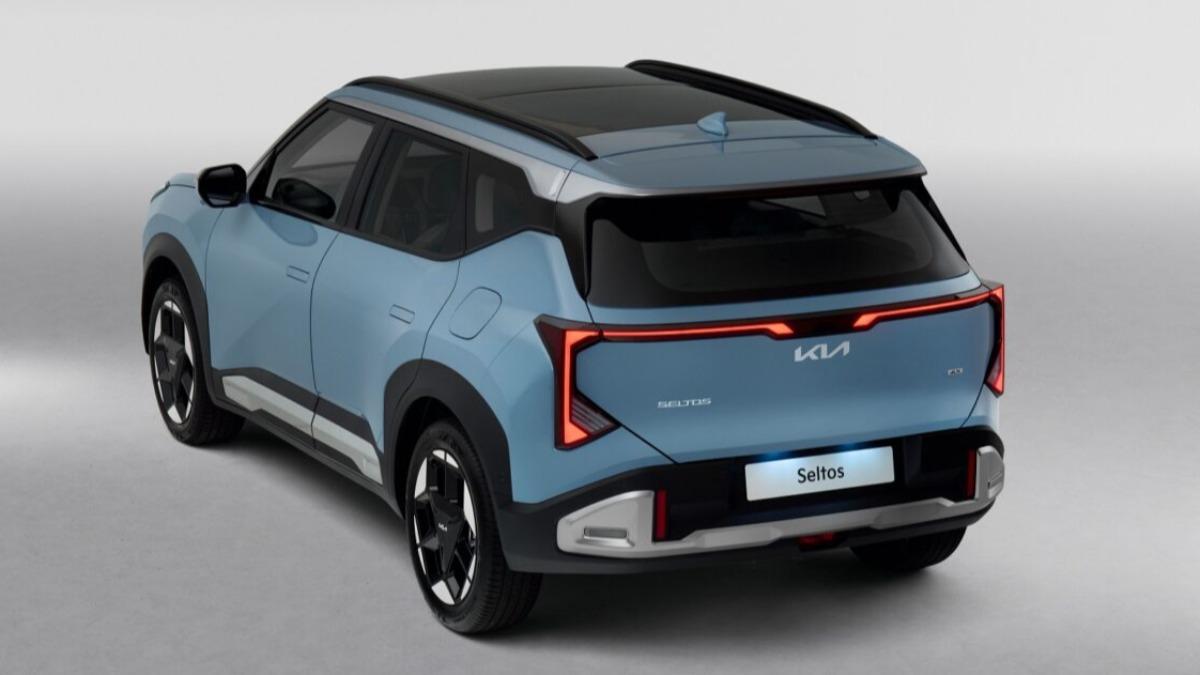 牛仔藍是歐規Seltos專屬車色。(圖/Kia)