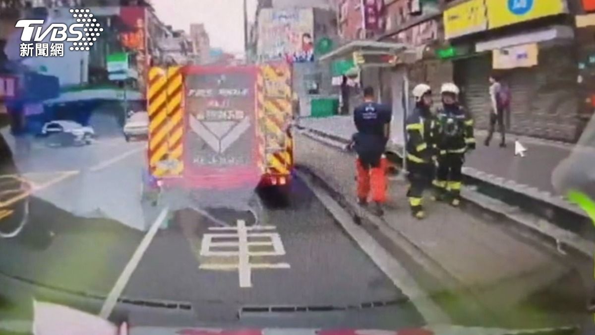 報案人公共電話打119報案火警，消防到場發現遭謊報。（圖／TVBS）