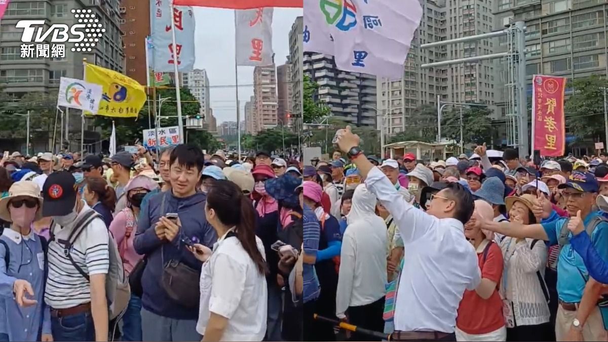 淡江大橋完工今開放參訪，近萬名民眾到場共襄盛舉。（圖／TVBS）