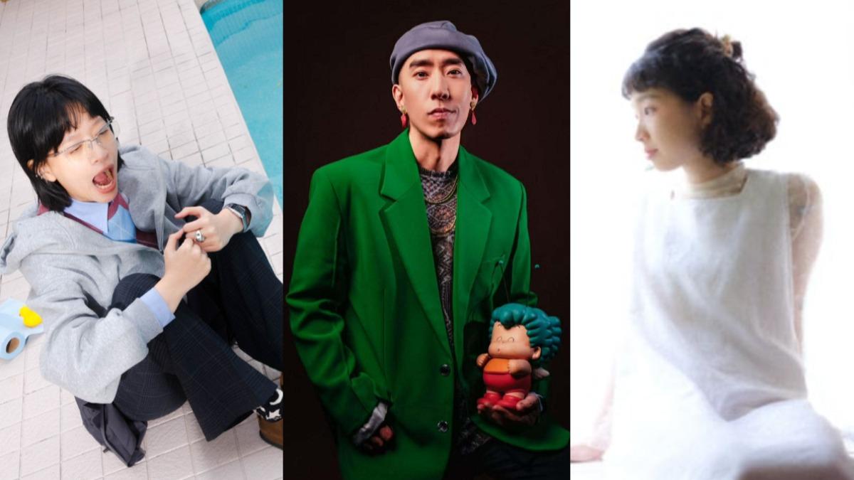 陳嫺靜(左圖起)、李吉吉以及elo elo分別入圍FMA三項大獎。(圖/FMA提供)