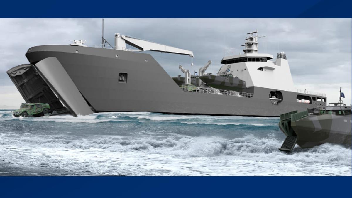 美國海軍陸戰隊公布新型中型登陸艦LSM的設計影片。(圖/美國海軍陸戰隊官網)