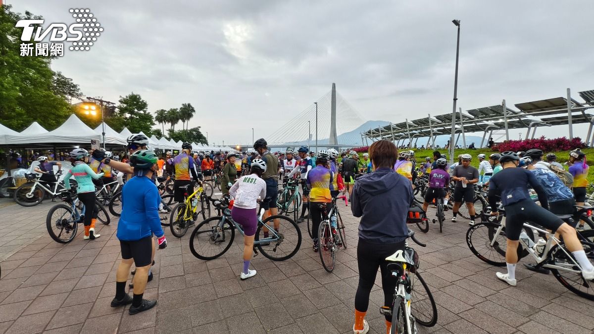 淡江大橋通車系列路跑及自行車活動。(圖/陳冠宇攝)