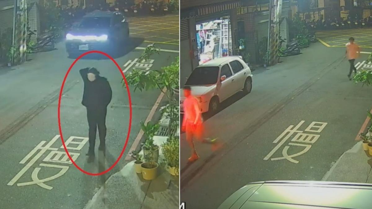 街頭驚魂!台中面具男「持雙刀」逼近人群 警民負傷壓制