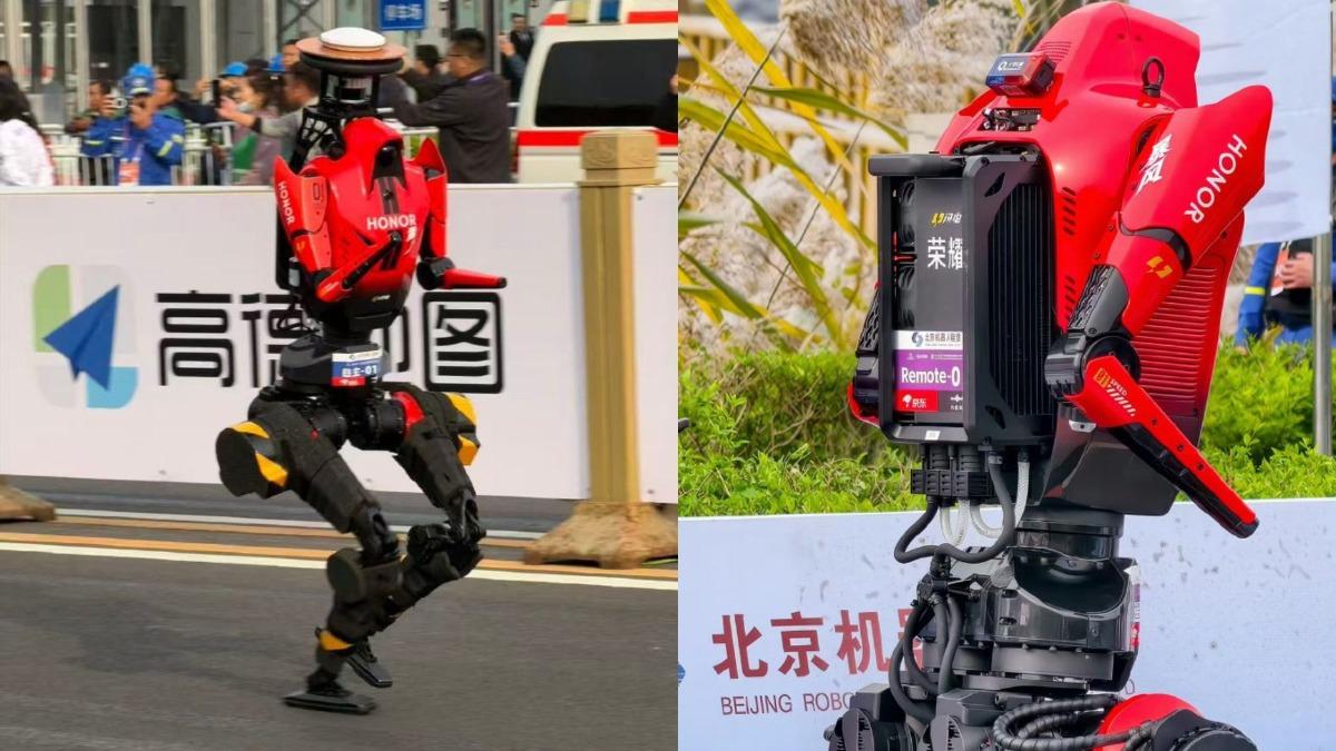 北京機器人半馬!「閃電」50分完賽奪冠 遠超人類紀錄