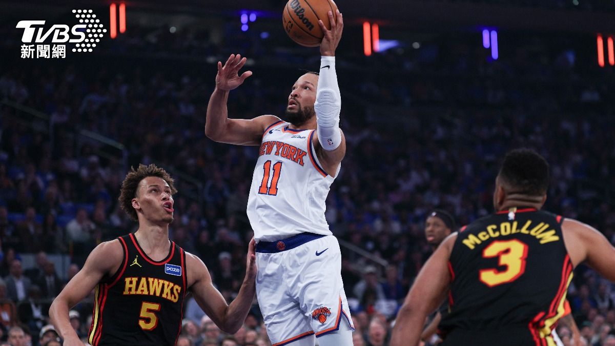 NBA/布朗森「首節19分」奠勝基!尼克11分差射落老鷹奪首勝