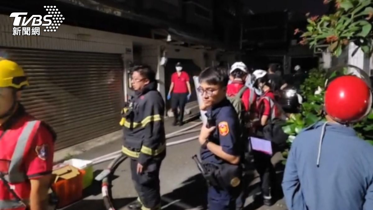 嘉義火災-嘉義東區火災-透天厝火災-一家3口火災-窄巷火災