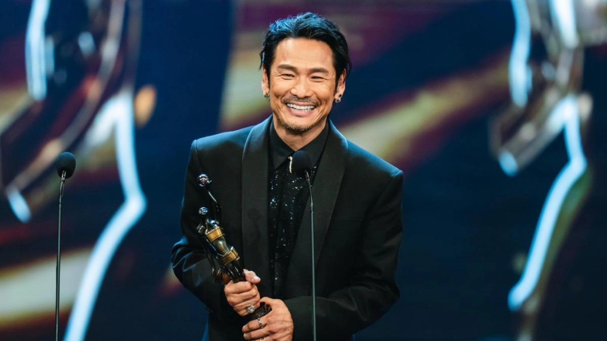杜德偉以《風林火山》奪下最佳男配角。（圖／翻攝自香港金像獎官方臉書）
