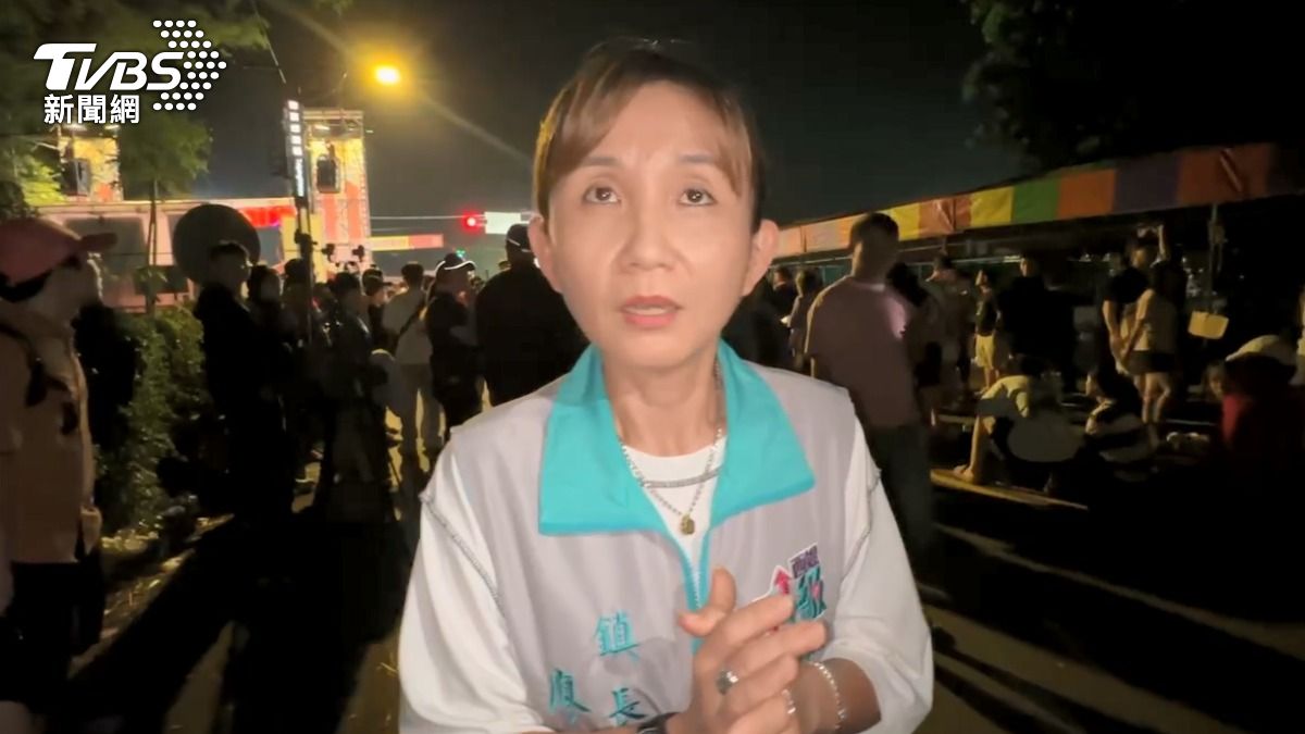 西螺鎮鎮長廖秋萍事後受訪。（圖／TVBS）