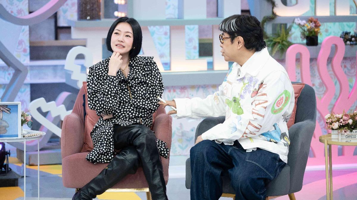 小S與蔡康永談起大S。(圖/東森綜合台提供)