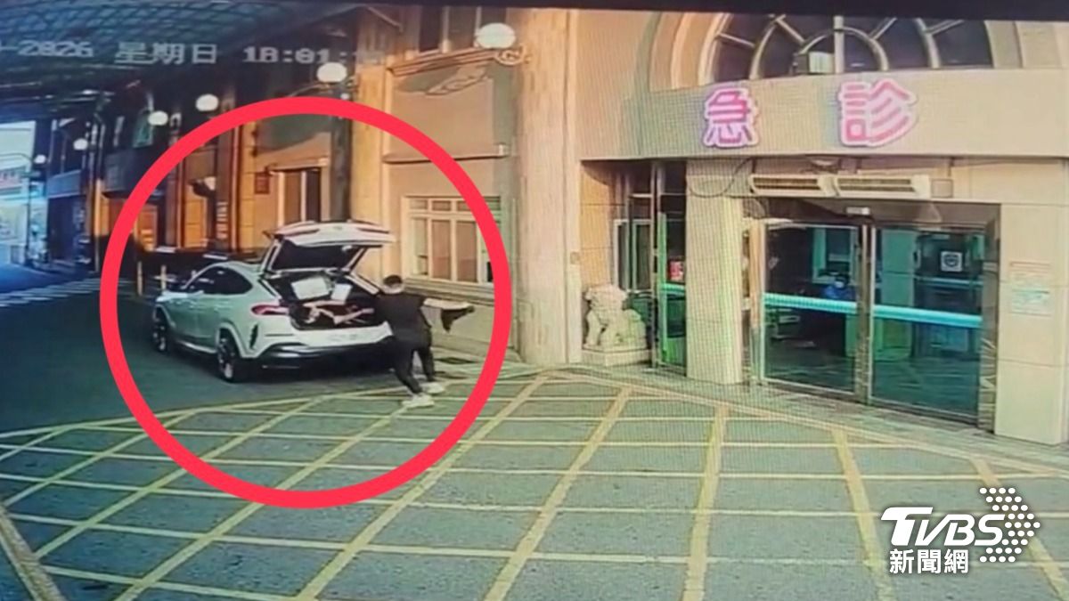 徐姓男子被挑手筋、腳筋,載去醫院丟包。(圖/TVBS)
