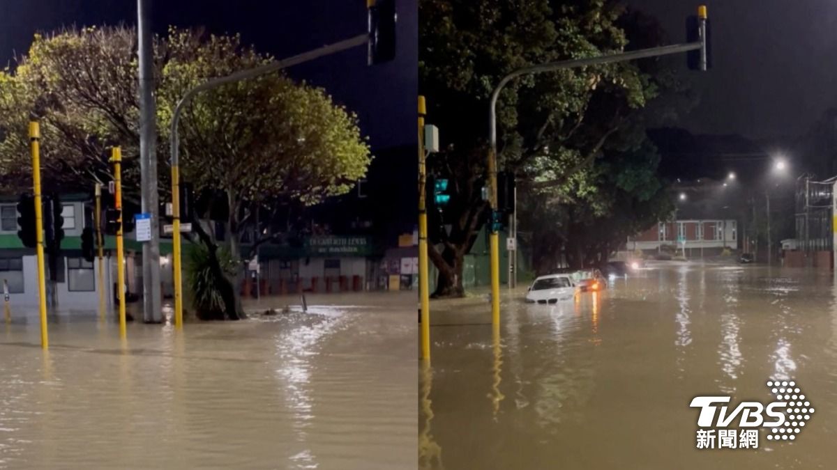紐西蘭首都進入緊急狀態!暴雨洪水侵襲 航班取消、學校停課