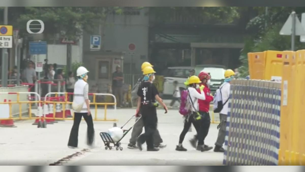 香港宏福苑大火後，歷經145天，終於開放讓居民返家取回重要物品。（圖／香港TVB）
