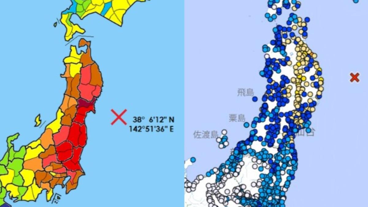 青森7.5強震!日網友憶起311大地震:震央、深度幾乎重疊…