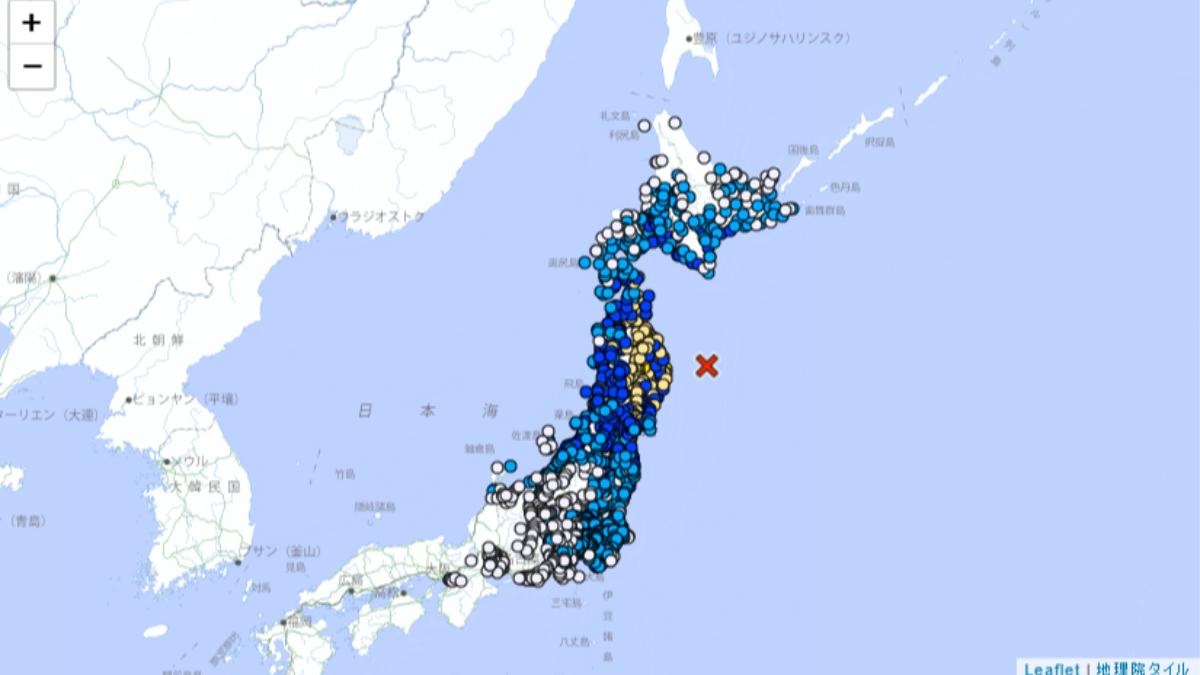 日本青森規模7.5強震!17萬人疏散 觀光署:未獲台灣旅行團受影響