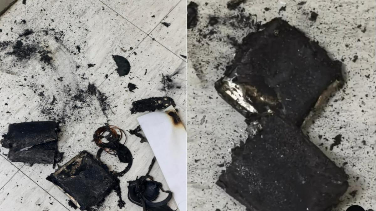 行動電源放置物櫃突自燃！醫院加護病房險釀大火　產品型號曝光