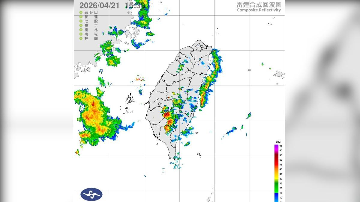 大雨特報！4縣市午後對流旺盛　山區防雷擊溪水暴漲