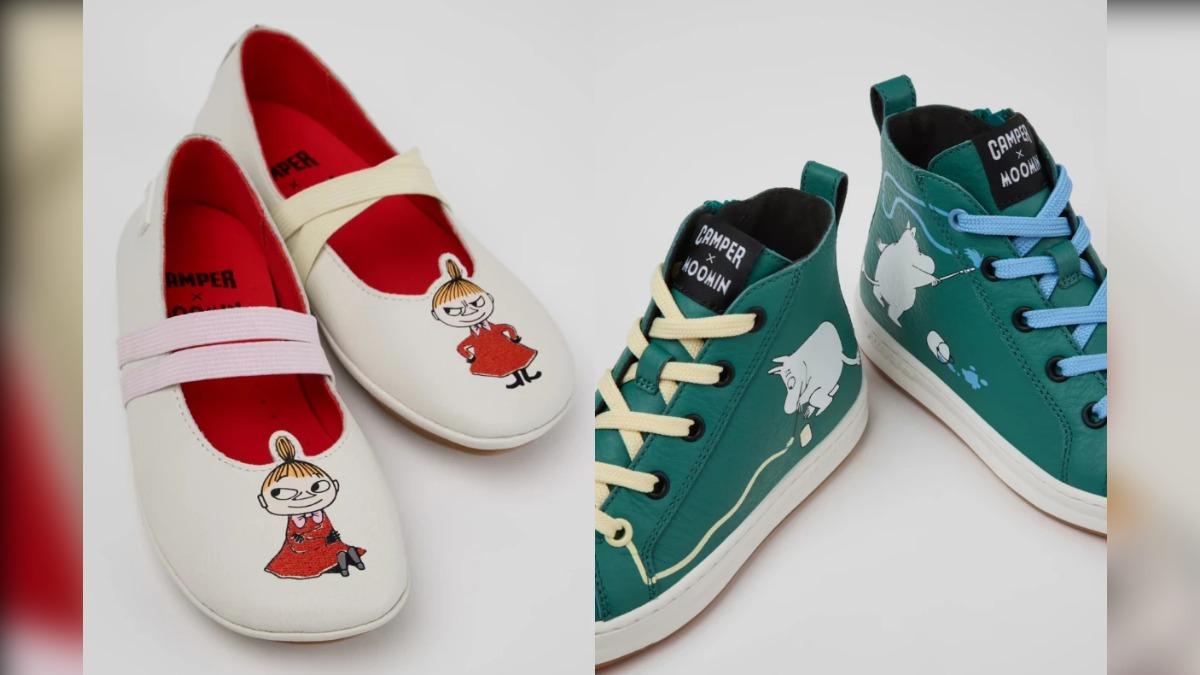 CAMPER X MOOMIN姆明（嚕嚕米）聯名系列。（圖／CAMPER）