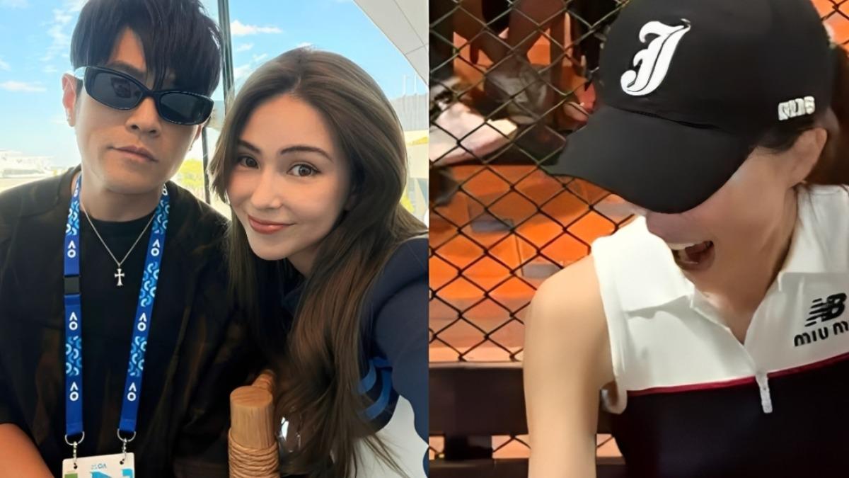 昆凌「素顏打網球」美到發光!一身穿搭征服全場