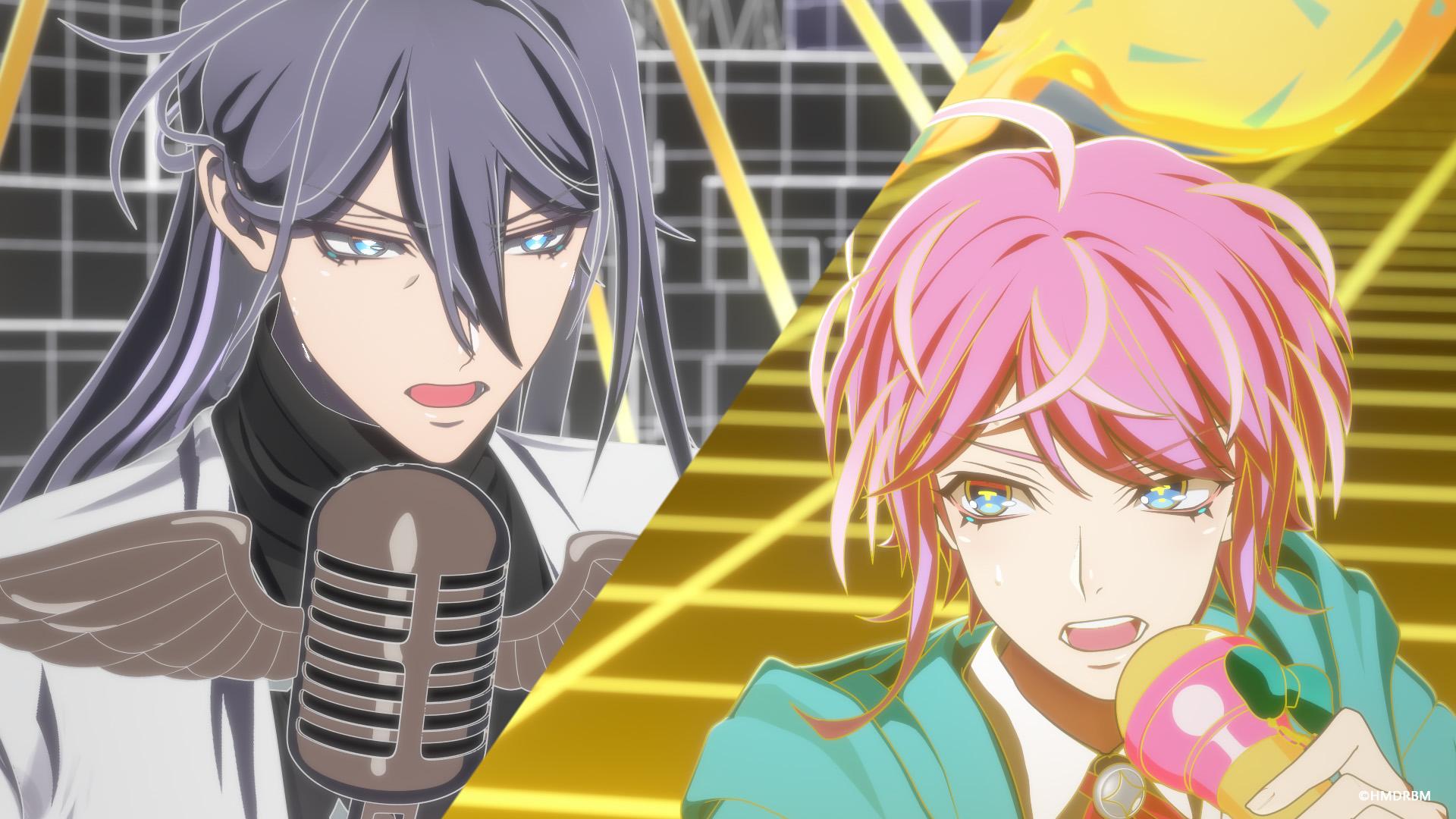 澀谷代表「Fling Posse」由飴村亂數(右)領軍,對上新宿代表「Matenro」隊長神宮寺寂雷。(圖/甲上娛樂提供)