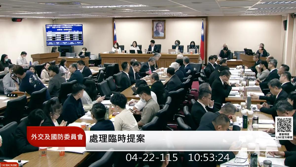 賴清德訪非遭打壓!綠外委會提案譴責中共 「藍白不擋」照案通過