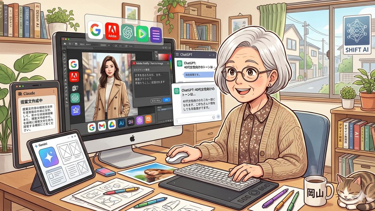 日65歲阿嬤學會AI變身「企業顧問」 月收入如同上班族