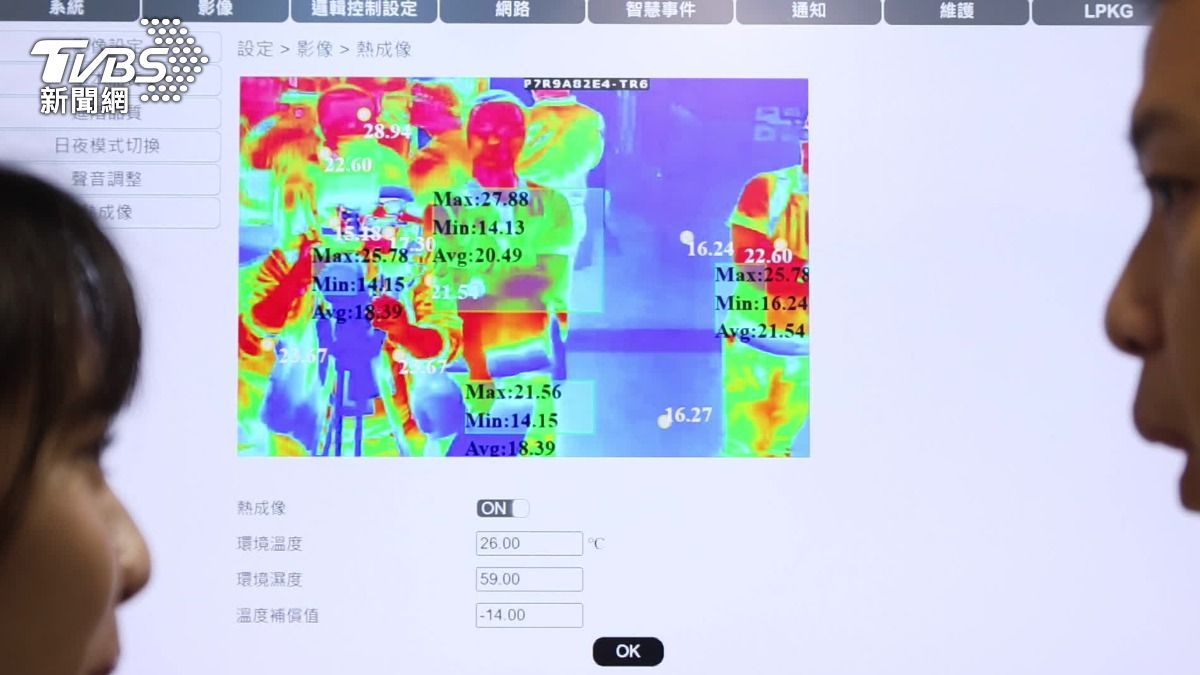 利凌企業溫度偵測系統,可測距離增長,現在多應用在AI處理資料中心,防止機器過熱當機。(圖/TVBS)