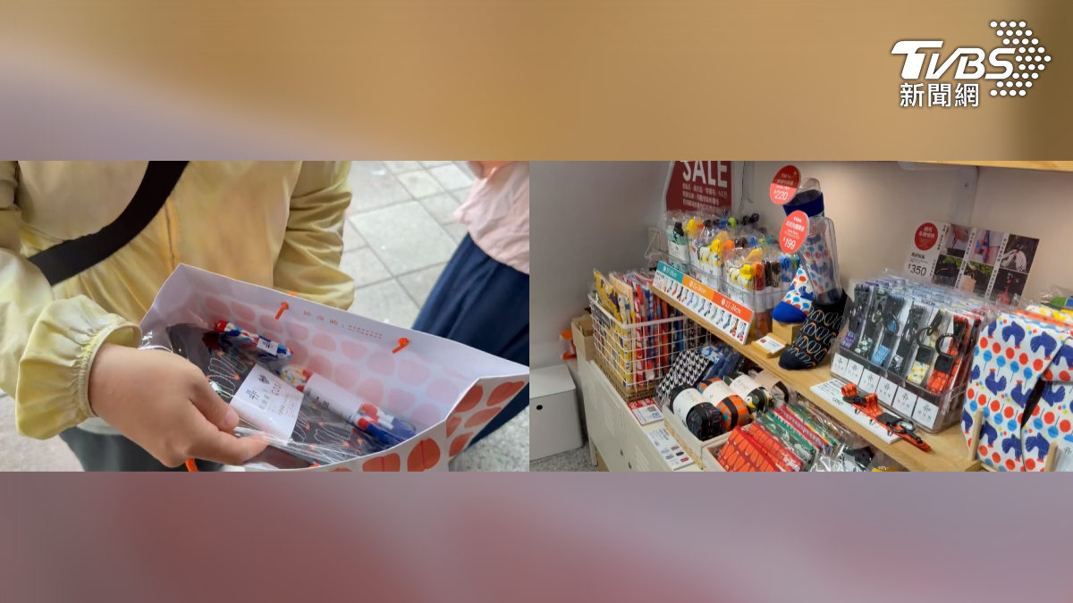 有民眾表示，得知日本偶像使用這間店的襪子後，特地上網搜尋，才決定前來參觀，面對突如其來的爆單潮，業者甚至忙到凌晨3點，包貨包到手軟（圖／TVBS）