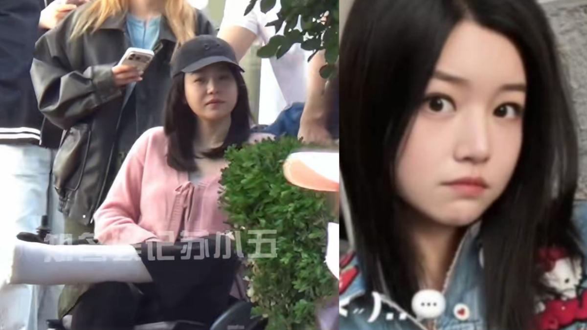 陳妍希前往醫院復健。(圖/翻攝自微博)
