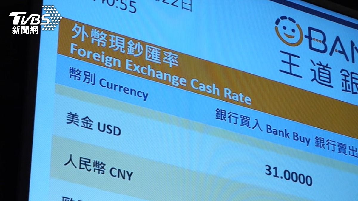 銀行提高美元定存利率，吸引客戶資金續留。（圖／TVBS）