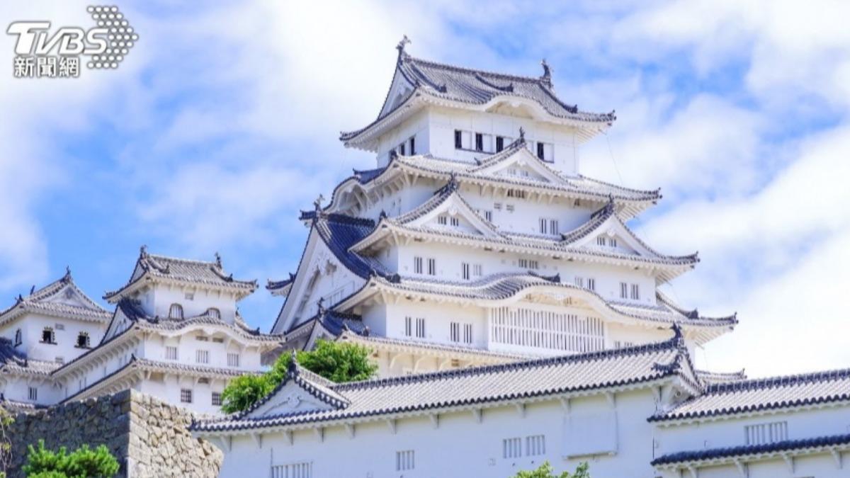 姬路城是日本三大名城之一。(圖／shutterstock 達志影像)