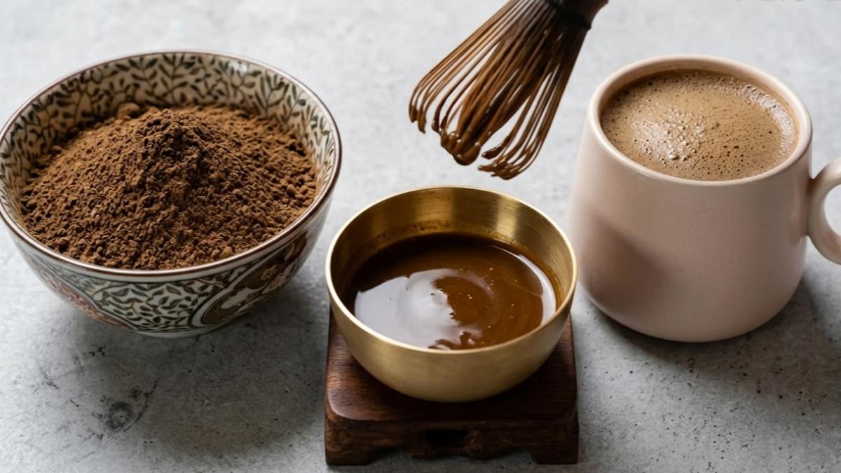營養師指出，焙茶中的兒茶素、茶胺酸與多酚等營養素，能幫助身體抗發炎。（示意圖／Gemini  AI生成）