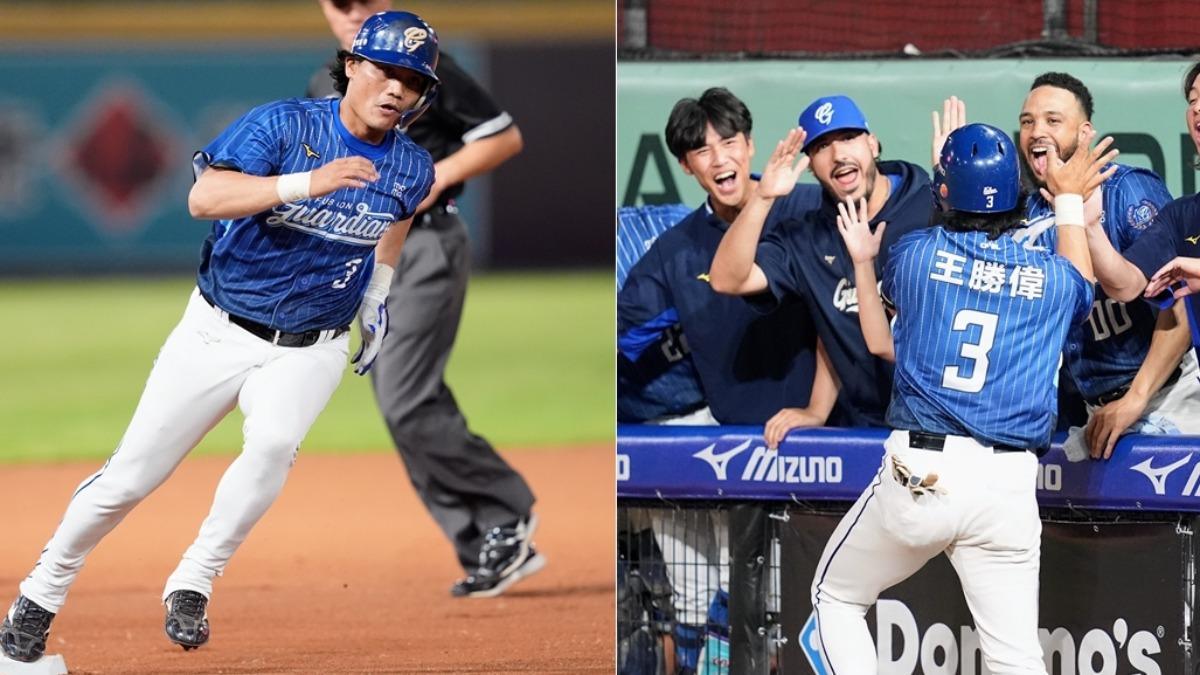 中職富邦悍將王勝偉今天寫下最年長代打開轟紀錄。（圖／翻攝富邦悍將臉書）