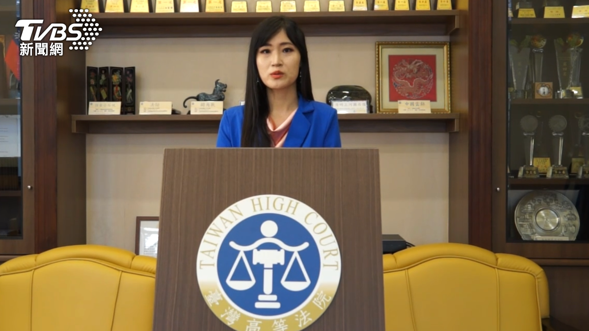 台灣高等法院發言人文家倩法官。(圖/TVBS)