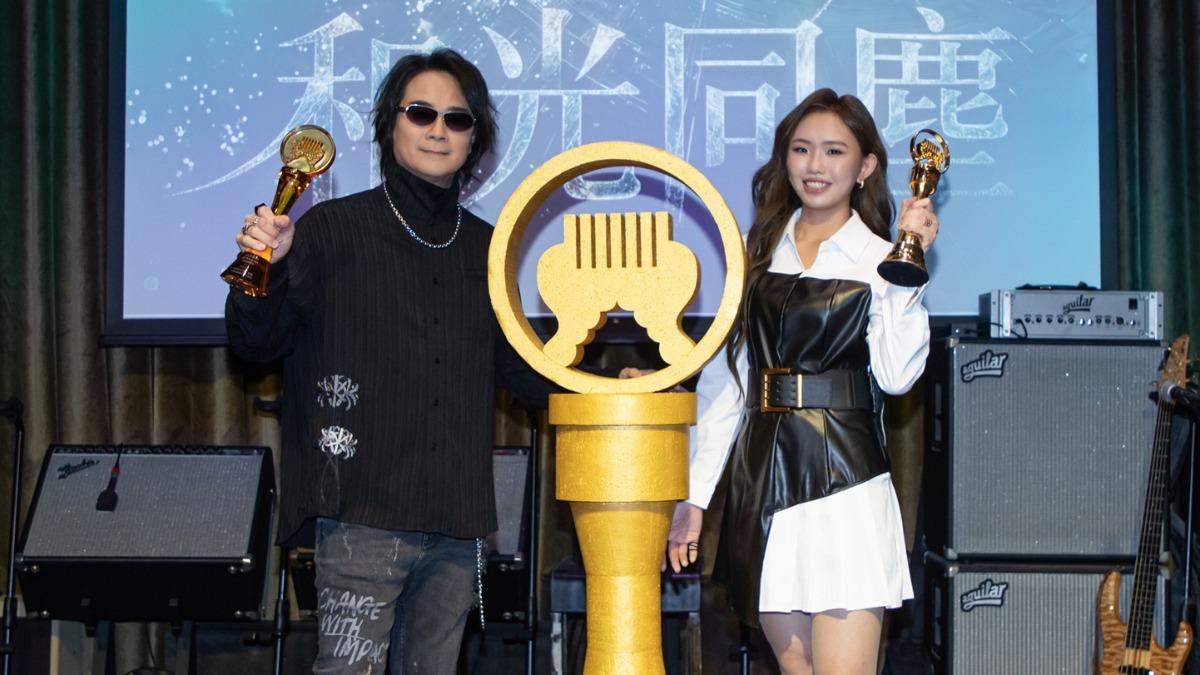 陳建寧現身力挺劉恩君。（圖／金牌娛樂、無限延伸音樂提供）