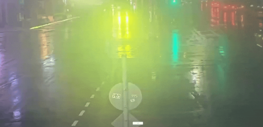 車禍監視器畫面。（圖／TVBS）