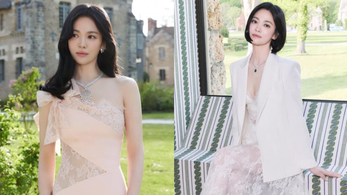 女神世紀同框!宋慧喬「凍齡神顏」美呆 合體李冰冰飄仙氣