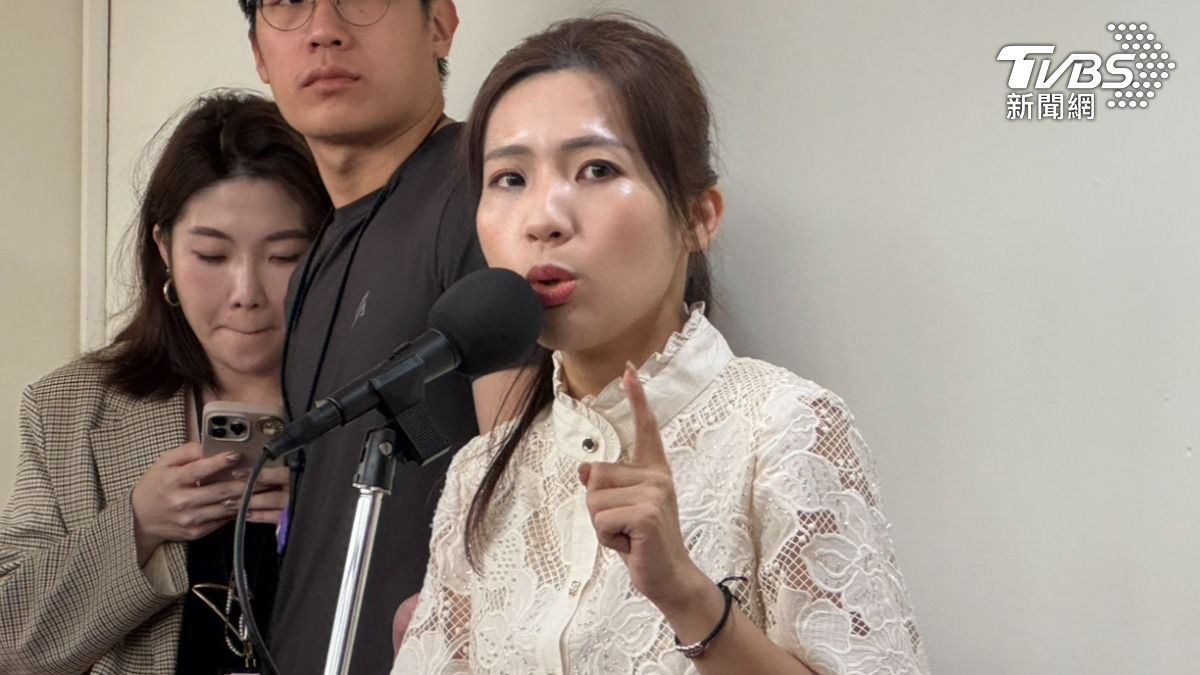 國民黨立委徐巧芯受訪。(圖/陳怡潔攝)