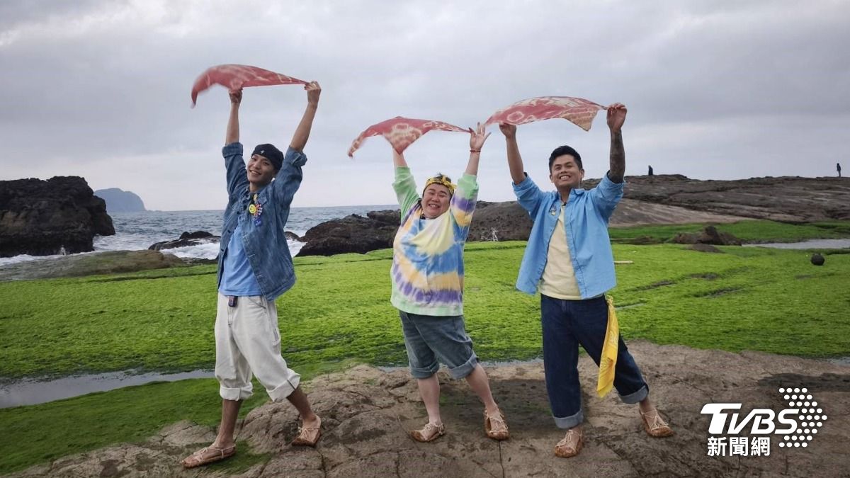 三人在基隆旅程留下美好回憶。(圖/TVBS)