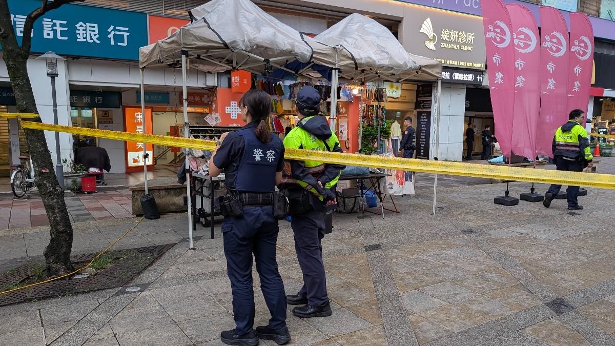 警方已封鎖現場採證。(圖/翻攝畫面)